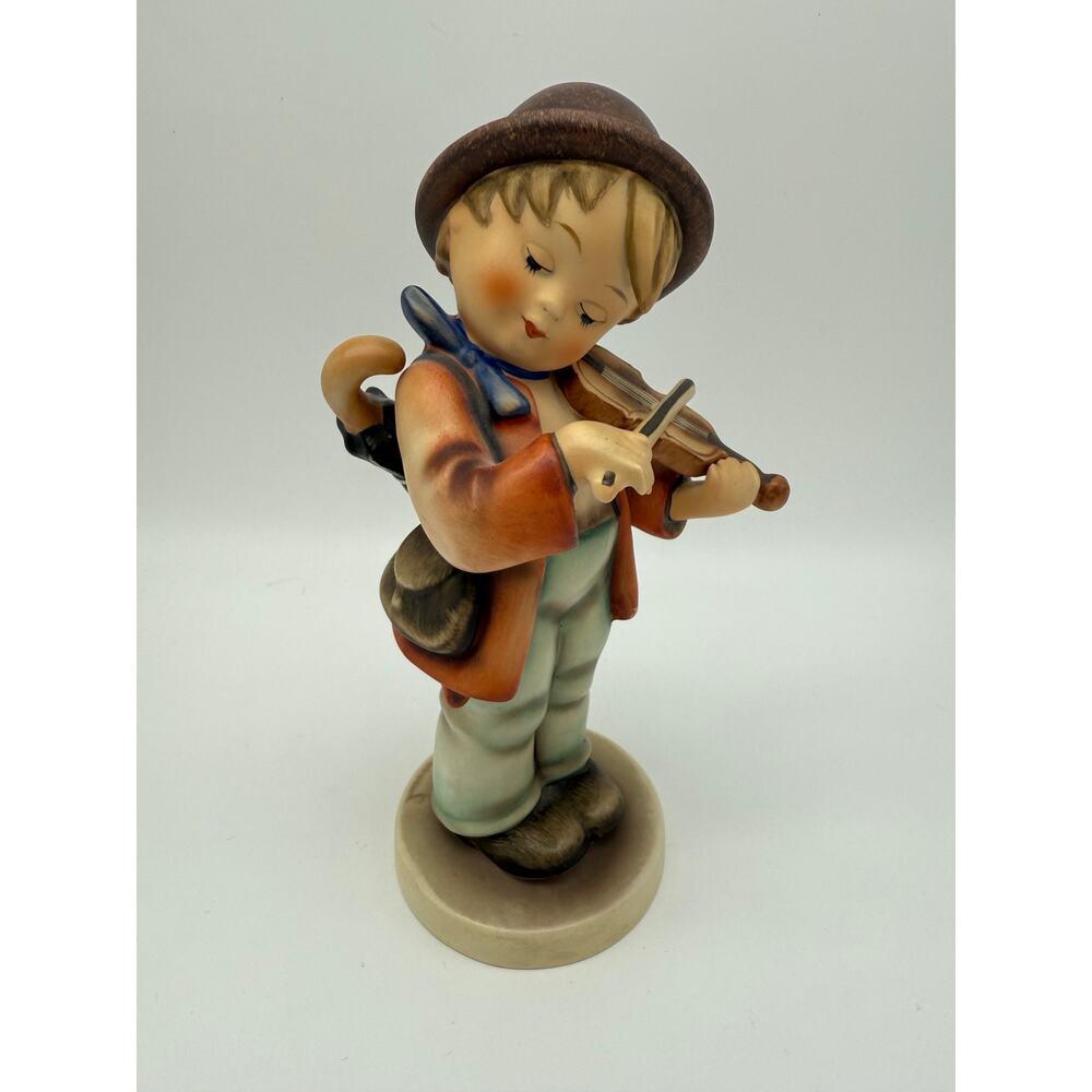 Vtg Goebel Hummel Porcelain #2/1 "Little Fiddler" W Germany Figurine Collectible